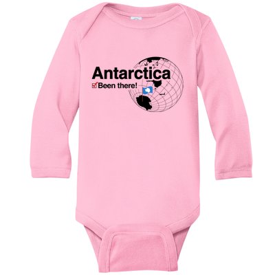 Ive Been There Flag Of Antarctica Baby Long Sleeve Bodysuit