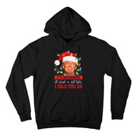 It's Beginning To Look A Lot Like I Told You So Trump Xmas Christmas Hoodie