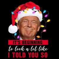 It's Beginning To Look A Lot Like I Told You So Funny Donald Trump Christmas Impact Tech Backpack