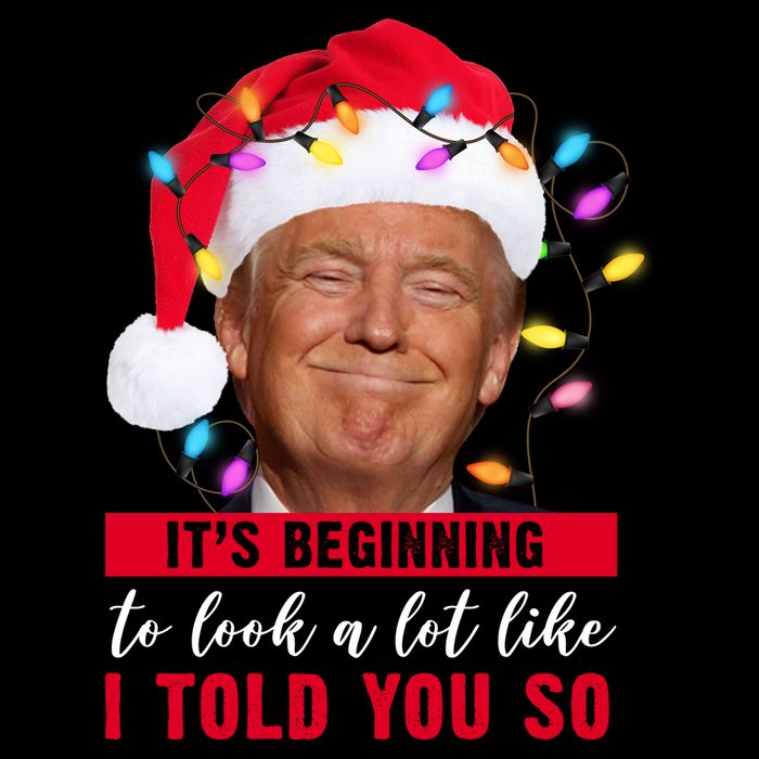 It's Beginning To Look A Lot Like I Told You So Funny Donald Trump Christmas Impact Tech Backpack