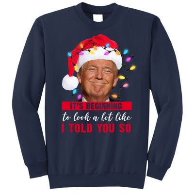 It's Beginning To Look A Lot Like I Told You So Funny Donald Trump Christmas Sweatshirt