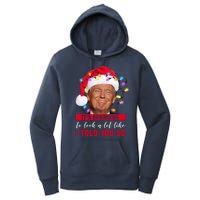 It's Beginning To Look A Lot Like I Told You So Funny Donald Trump Christmas Women's Pullover Hoodie