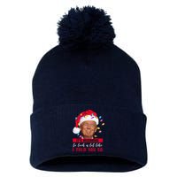 It's Beginning To Look A Lot Like I Told You So Funny Donald Trump Christmas Pom Pom 12in Knit Beanie