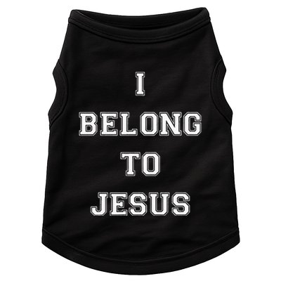 I Belong To Jesus Christian Gym Apparel Christian Dad Doggie Tank