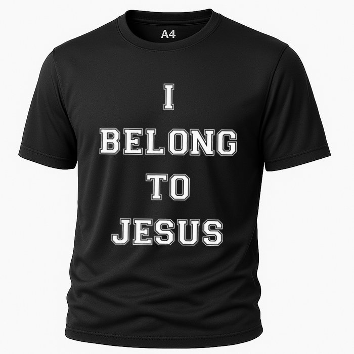 I Belong To Jesus Christian Gym Apparel Christian Dad Cooling Performance Crew T-Shirt