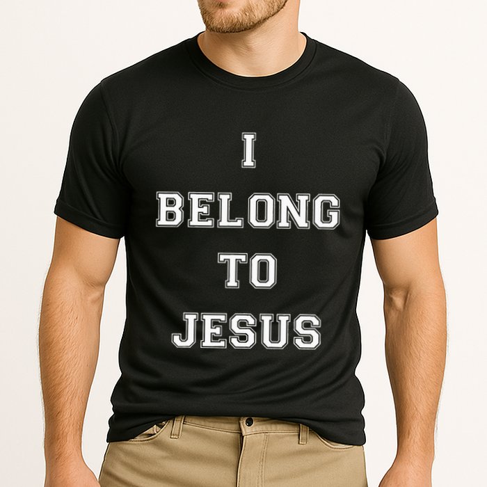 I Belong To Jesus Christian Gym Apparel Christian Dad Cooling Performance Crew T-Shirt