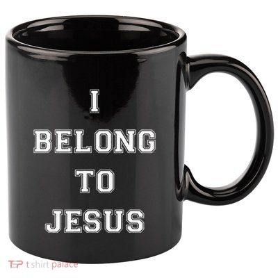 I Belong To Jesus Christian Gym Apparel Christian Dad 11oz C Handle Ceramic Mug