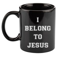 I Belong To Jesus Christian Gym Apparel Christian Dad 11oz C Handle Ceramic Mug