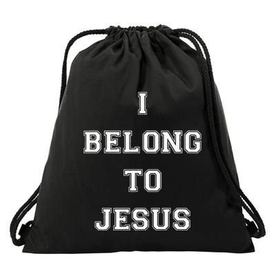 I Belong To Jesus Christian Gym Apparel Christian Dad Drawstring Bag