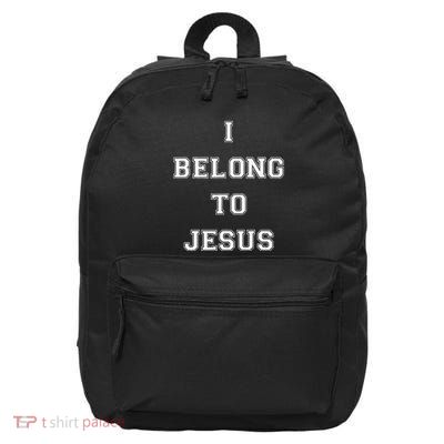 I Belong To Jesus Christian Gym Apparel Christian Dad 16 in Basic Backpack
