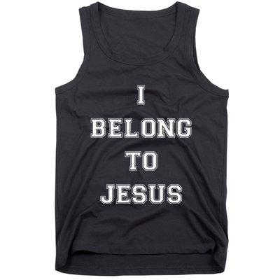 I Belong To Jesus Christian Gym Apparel Christian Dad Tank Top