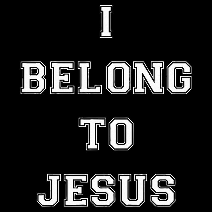 I Belong To Jesus Christian Gym Apparel Christian Dad Women's Crop Top Tee