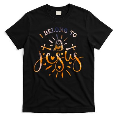 I Belong To Jesus Christian Gym Apparel Christian Dad T-Shirt