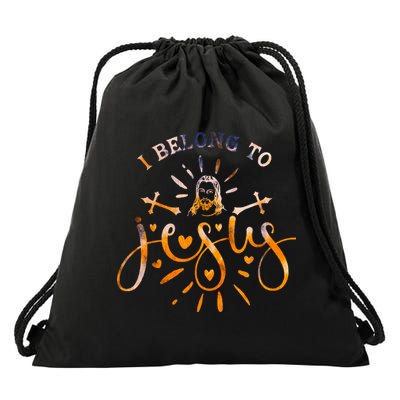 I Belong To Jesus Christian Gym Apparel Christian Dad Drawstring Bag