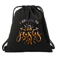 I Belong To Jesus Christian Gym Apparel Christian Dad Drawstring Bag
