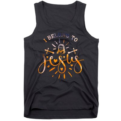I Belong To Jesus Christian Gym Apparel Christian Dad Tank Top