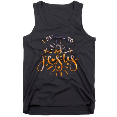 I Belong To Jesus Christian Gym Apparel Christian Dad Tank Top