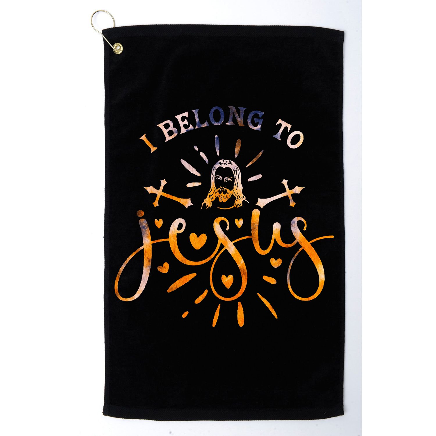I Belong To Jesus Christian Gym Apparel Christian Dad Golf Towel