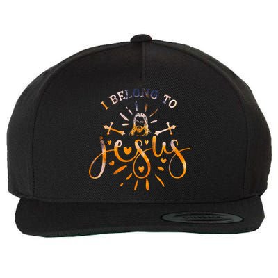 I Belong To Jesus Christian Gym Apparel Christian Dad Wool Snapback Cap