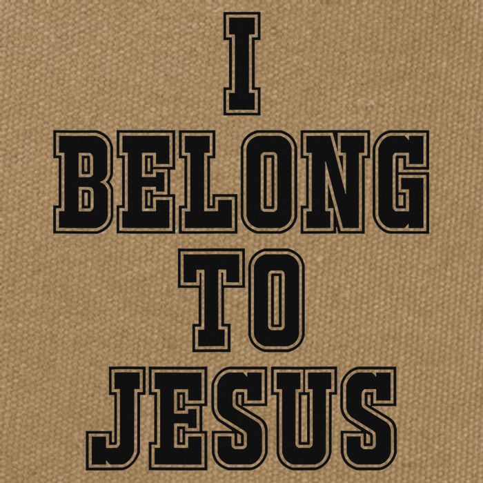I Belong To Jesus Kaka I Belong To Jesus Cotton Canvas Backpack