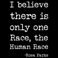 I Believe There Is Only One Race, The Human Race Flexfit Unipanel Trucker Cap