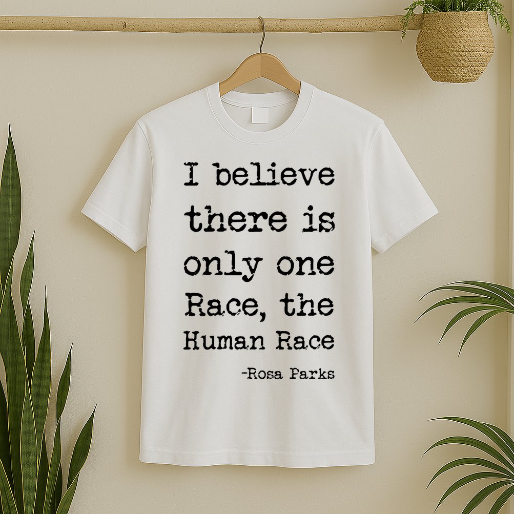 I Believe There Is Only One Race, The Human Race T-Shirt