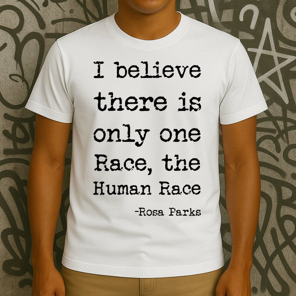 I Believe There Is Only One Race, The Human Race T-Shirt