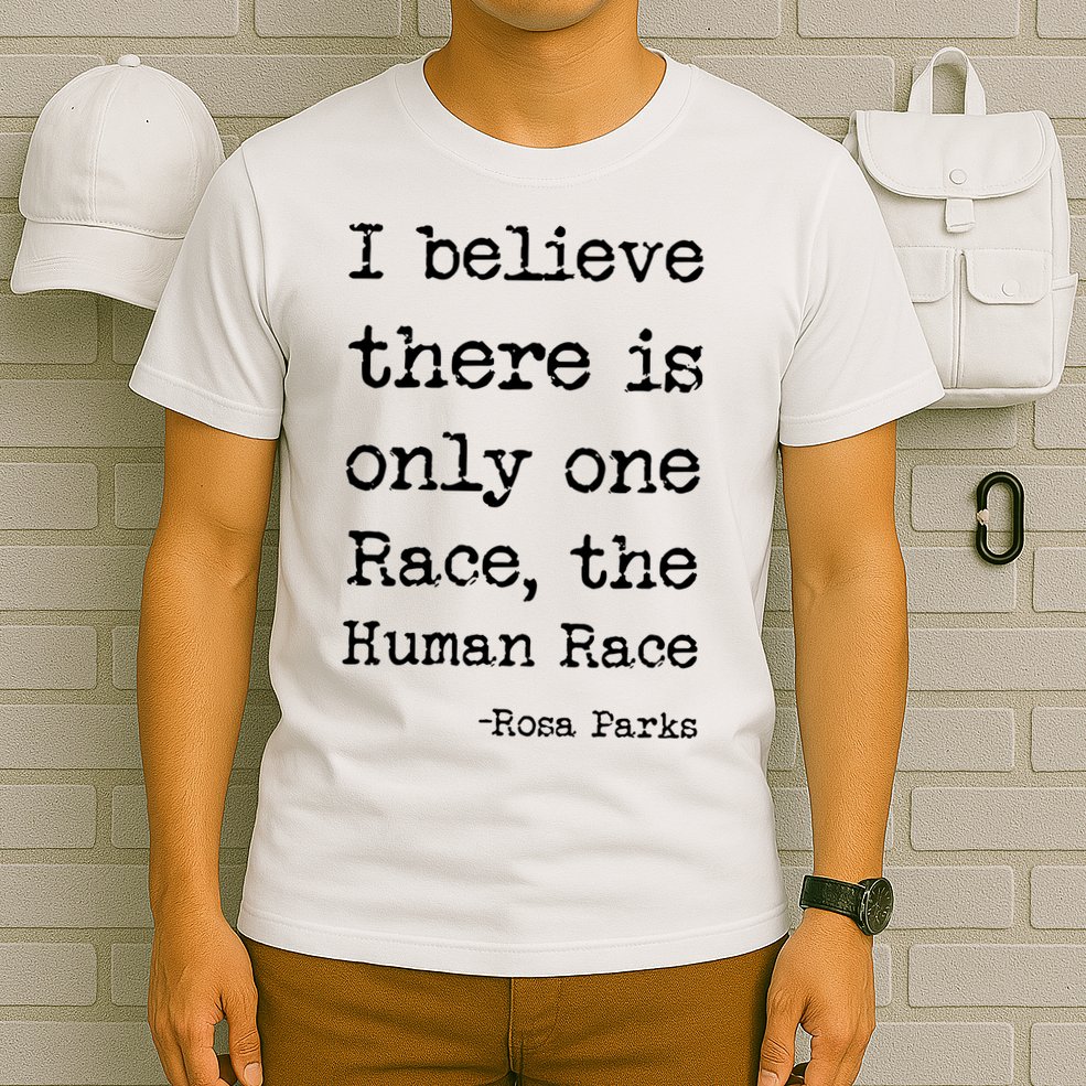 I Believe There Is Only One Race, The Human Race T-Shirt
