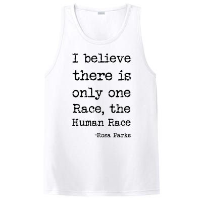 I Believe There Is Only One Race, The Human Race PosiCharge Competitor Tank