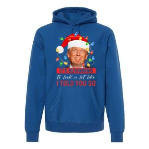 It's Beginning To Look A Lot Like I Told You So Trump Xmas  Premium Hoodie