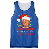 It's Beginning To Look A Lot Like I Told You So Trump Xmas  Mesh Reversible Basketball Jersey Tank