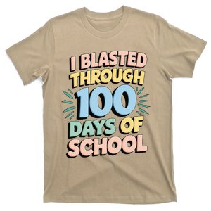 I Blasted Through 100 Days Of School Rocket Fun Teacher T-Shirt