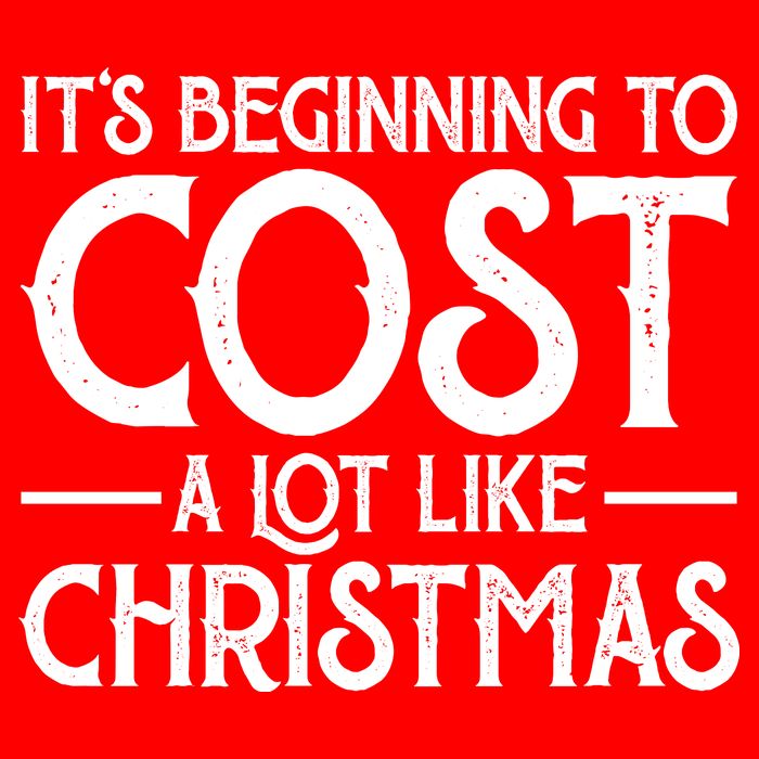 It's Beginning To Cost A Lot Like Christmas Funny Flatbill Hat