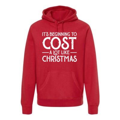 It's Beginning To Cost A Lot Like Christmas Funny Premium Hoodie