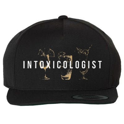 Intoxicologist Bartender Tapster Bartending Bar Pub Owner Wool Snapback Cap