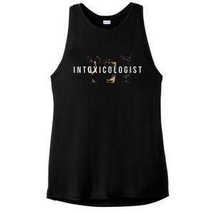 Intoxicologist Bartender Tapster Bartending Bar Pub Owner Ladies PosiCharge Tri-Blend Wicking Tank