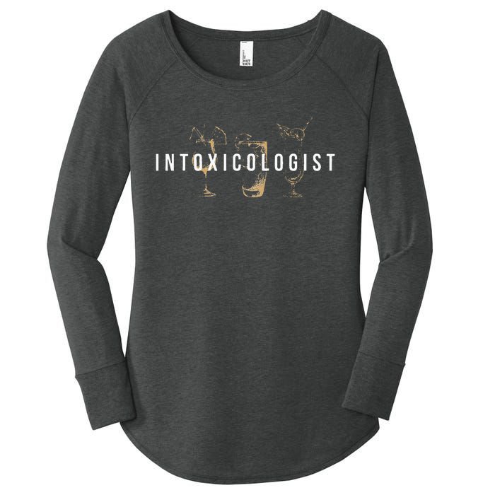 Intoxicologist Bartender Tapster Bartending Bar Pub Owner Women's Perfect Tri Tunic Long Sleeve Shirt