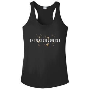 Intoxicologist Bartender Tapster Bartending Bar Pub Owner Ladies PosiCharge Competitor Racerback Tank