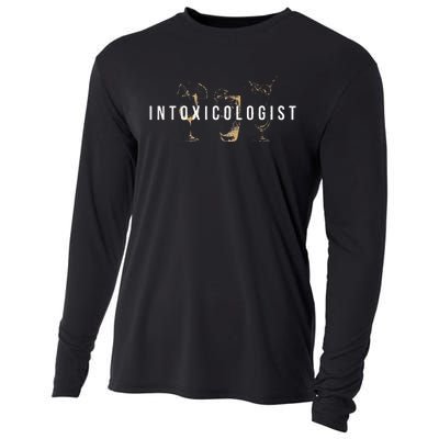 Intoxicologist Bartender Tapster Bartending Bar Pub Owner Cooling Performance Long Sleeve Crew