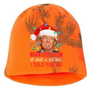 ItS Beginning To Look A Lot Like I Told You So Trump Xmas Great Gift Kati - Camo Knit Beanie