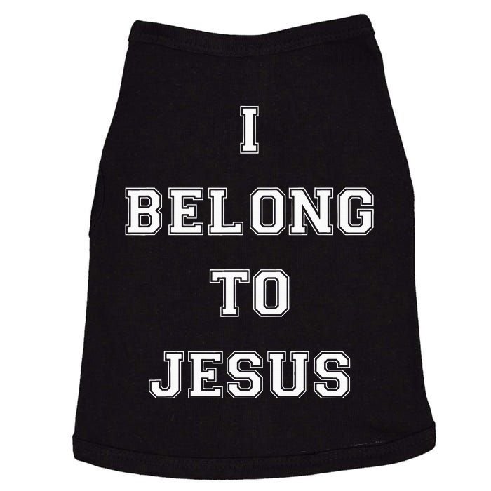 I Belong To Jesus Christian Gym Apparel Christian Doggie Tank