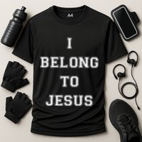 I Belong To Jesus Christian Gym Apparel Christian Cooling Performance Crew T-Shirt
