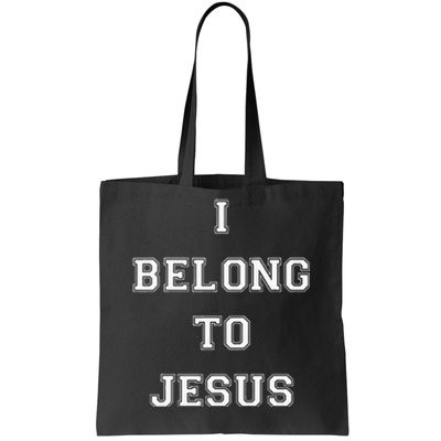 I Belong To Jesus Christian Gym Apparel Christian Tote Bag