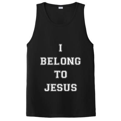 I Belong To Jesus Christian Gym Apparel Christian PosiCharge Competitor Tank