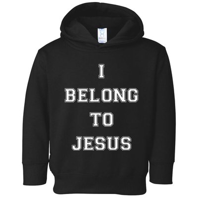 I Belong To Jesus Christian Gym Apparel Christian Toddler Hoodie