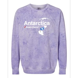 I've Been There Antarctica Funny Gift Colorblast Crewneck Sweatshirt