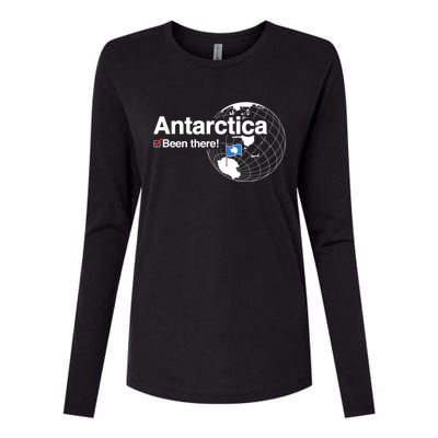 I've Been There Antarctica Funny Gift Womens Cotton Relaxed Long Sleeve T-Shirt