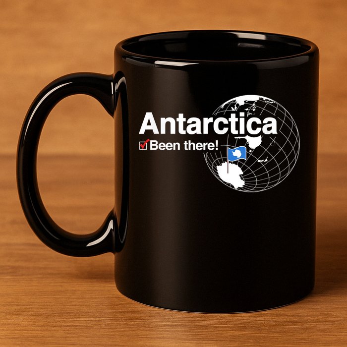 I've Been There Antarctica Funny Gift 11oz C Handle Ceramic Mug