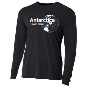 I've Been There Antarctica Funny Gift Cooling Performance Long Sleeve Crew