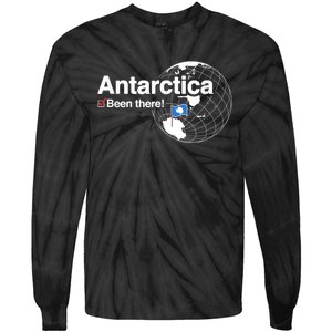 I've Been There Antarctica Funny Gift Tie-Dye Long Sleeve Shirt